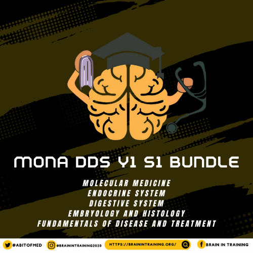 Mona DDS Year One Semester One Bundle
